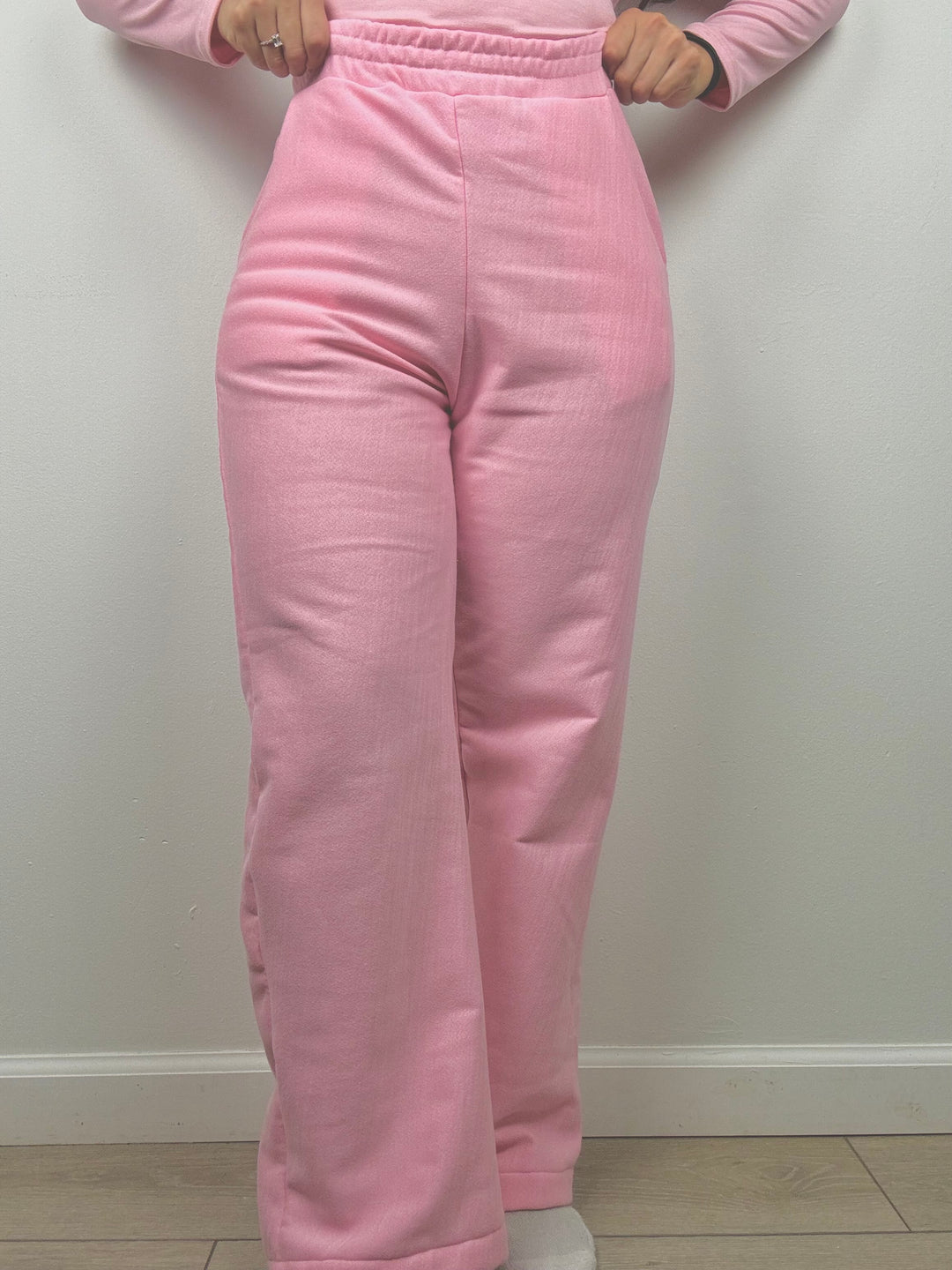 Wide Leg Sweats (Pink)