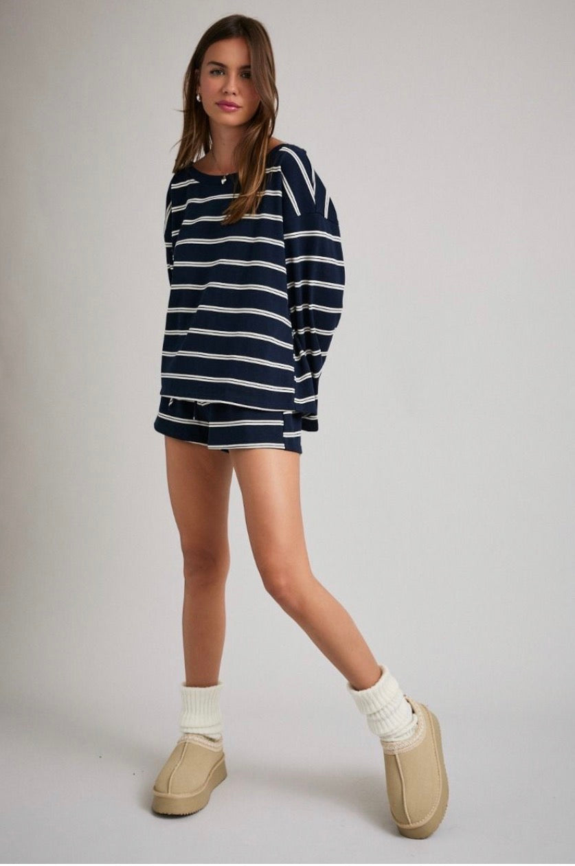 Camila Striped Crewneck