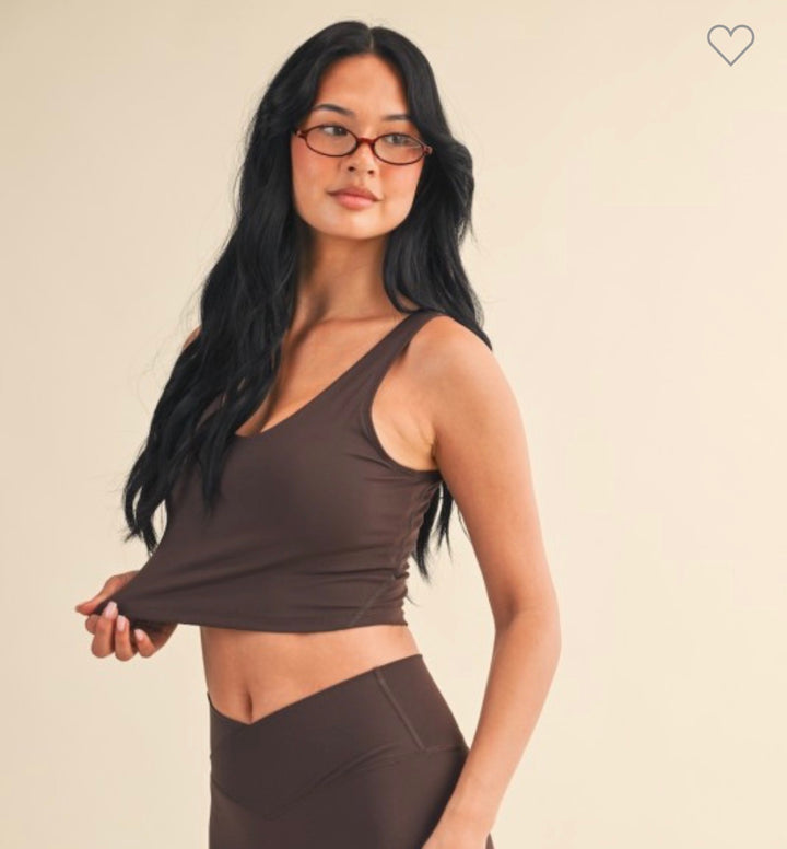 Cappuccino Performance Tank Top