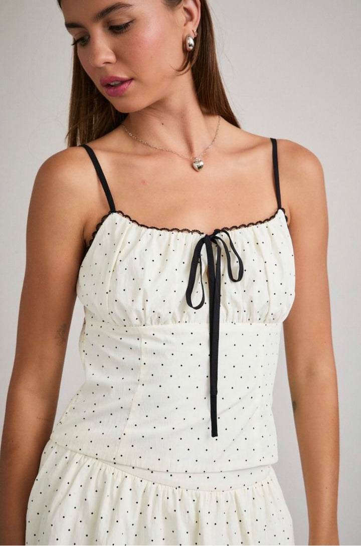 Emma Polka Dot Tank