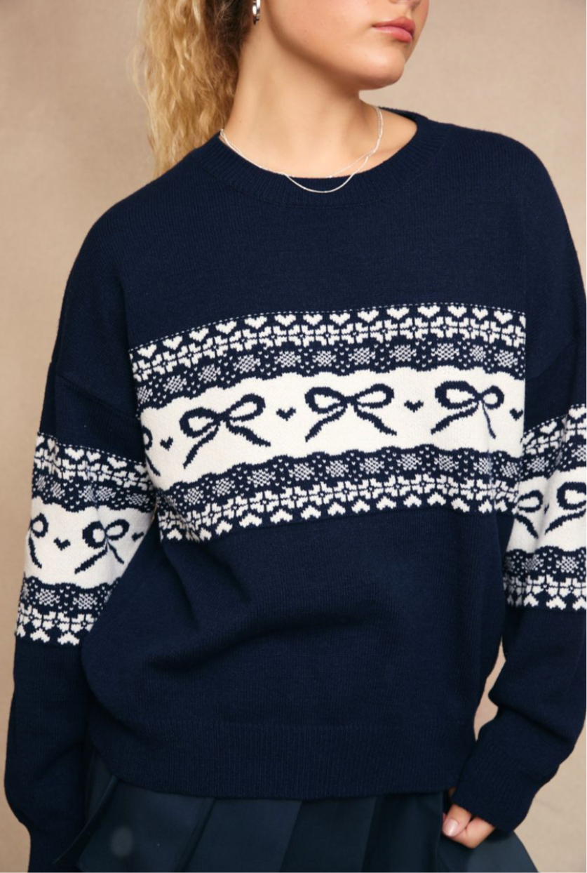 Pretty in Bows Sweater