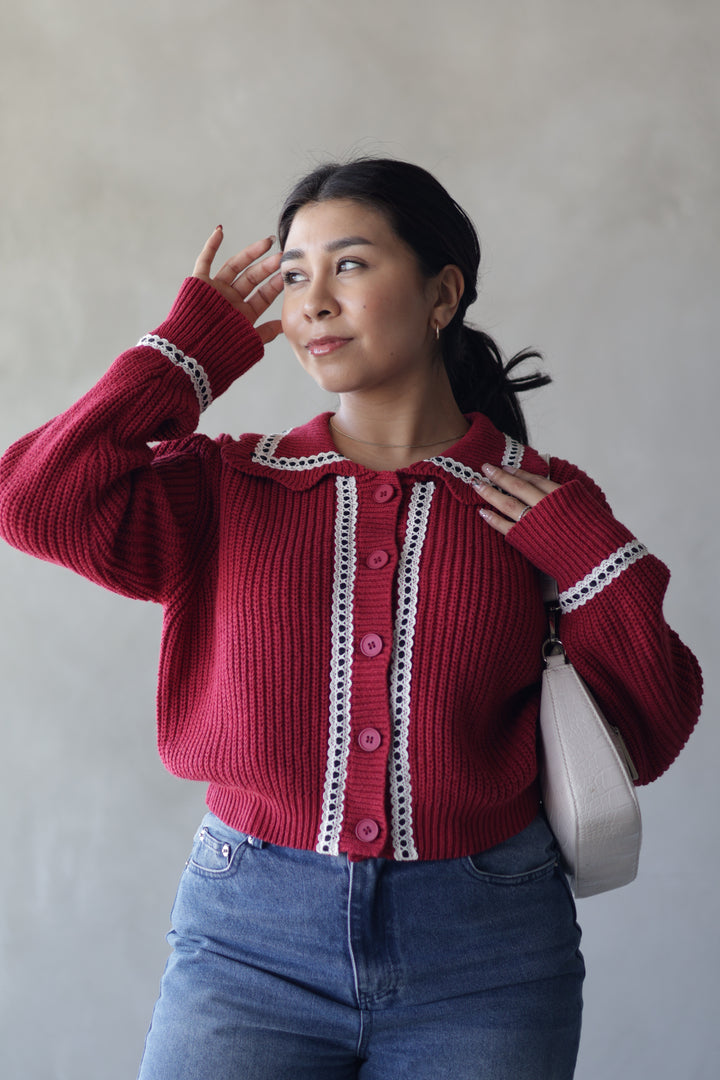 Little Red Cardigan