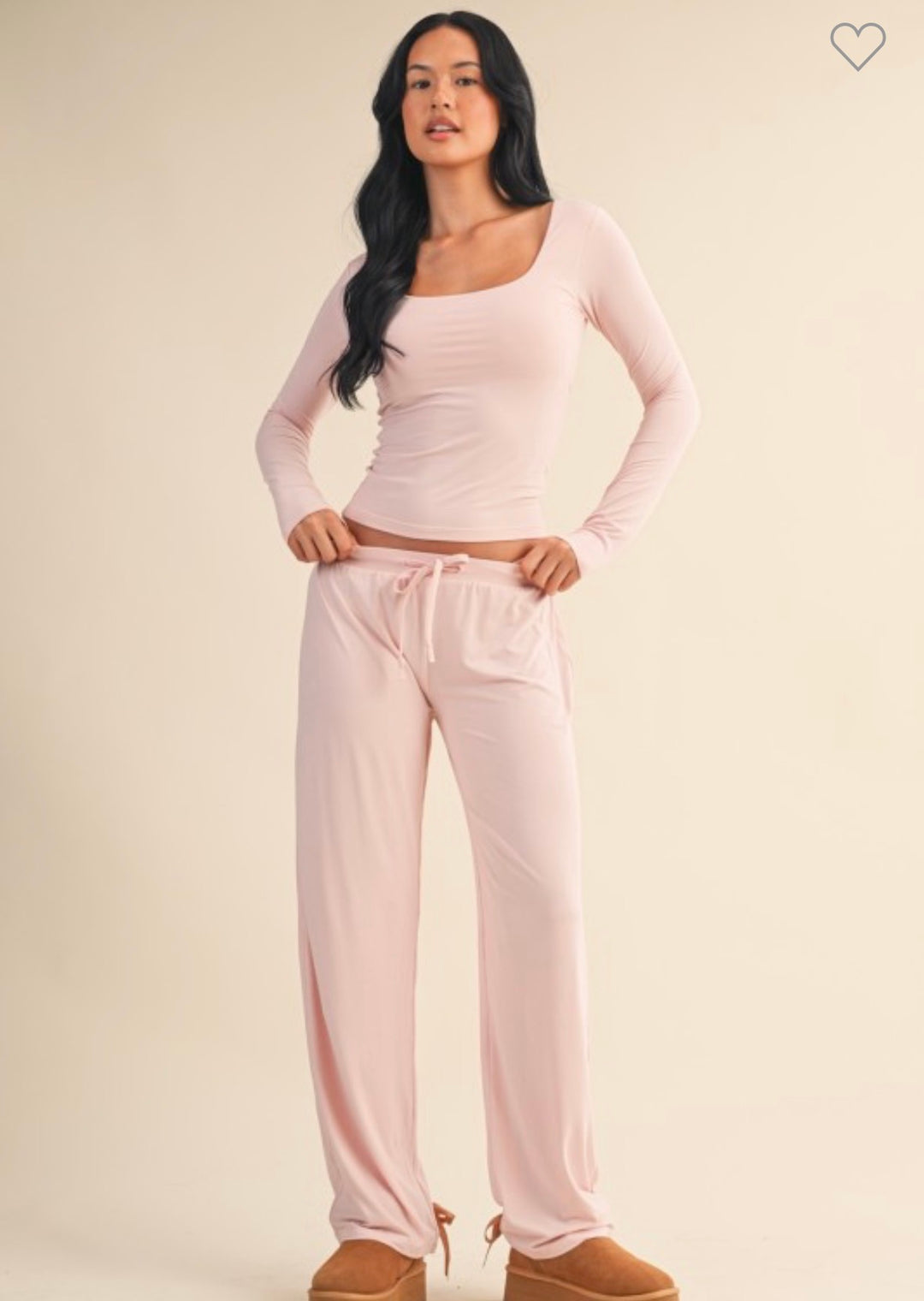 The Vestirsi Long Sleeve Top (Pink)