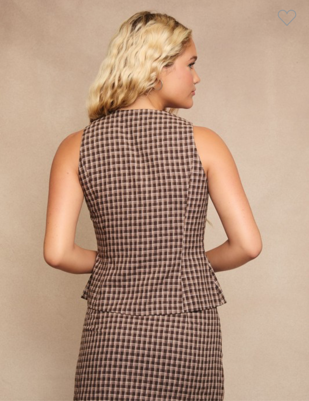 Autumn Plaid Vest