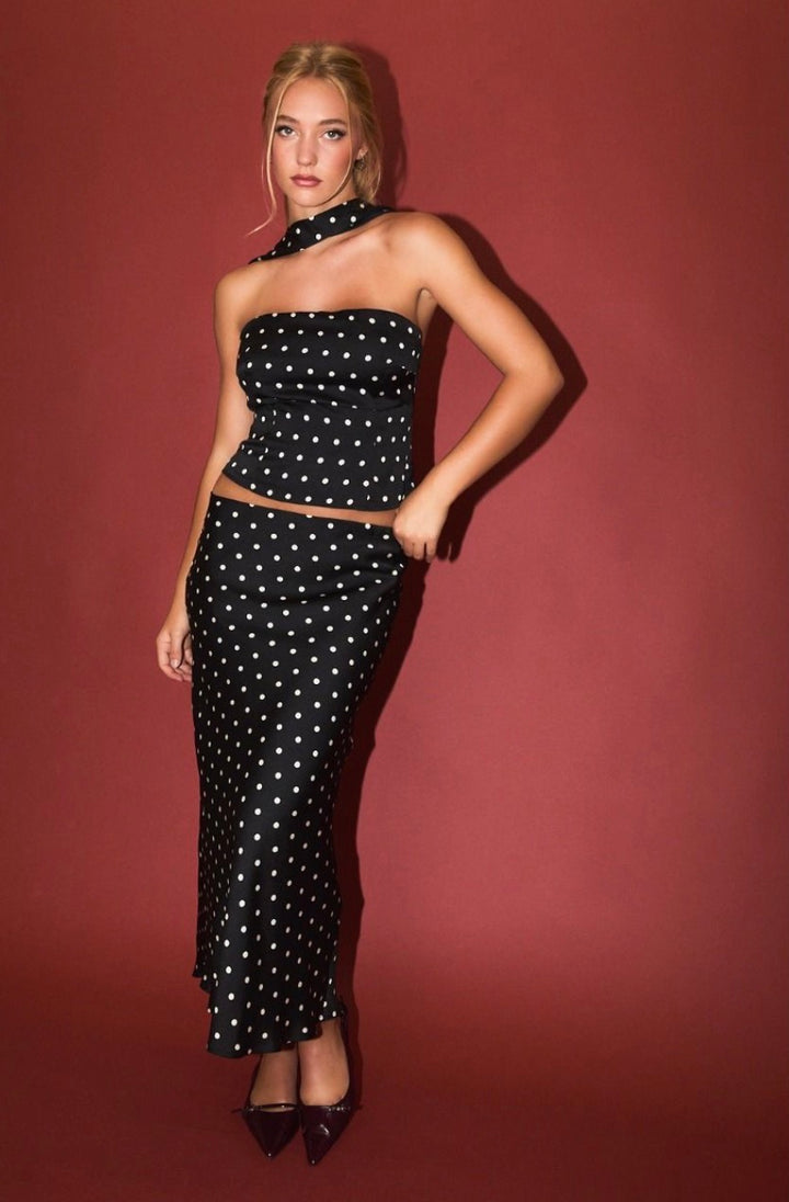 Chloe Polka Dot Tube Top