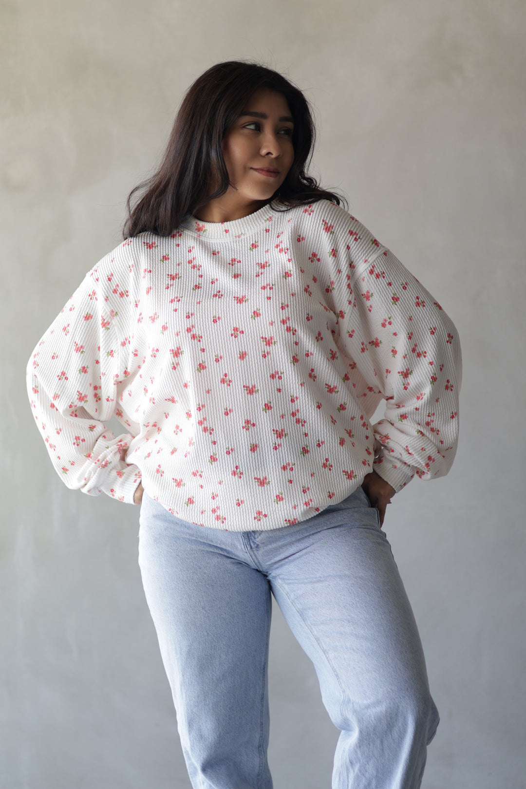 Aurora Floral Long Sleeve Top