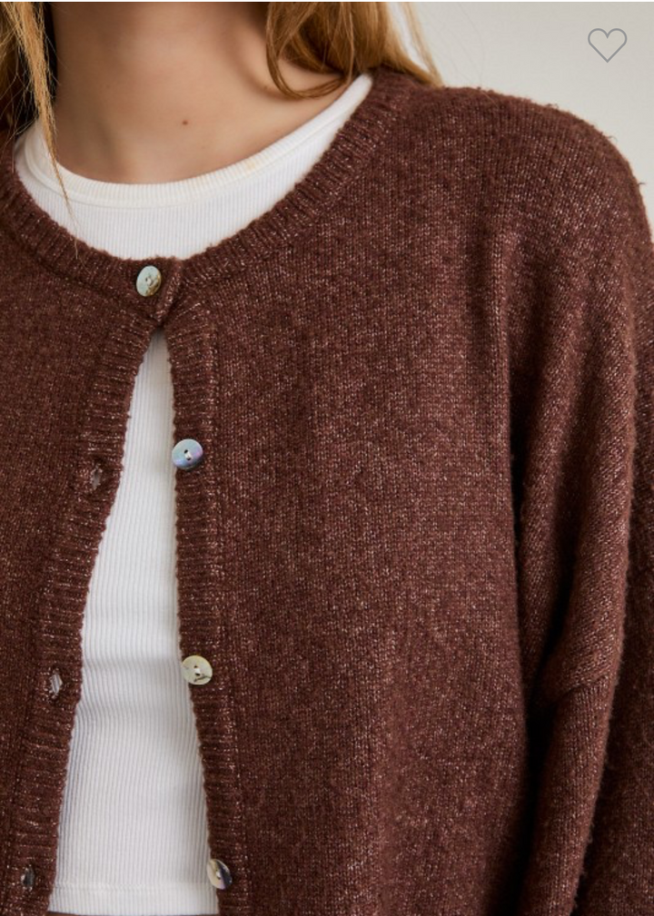 Soft Brown Cardigan