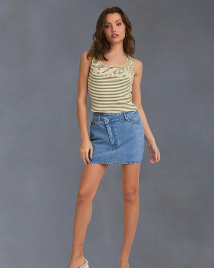 Hailey Denim Skort