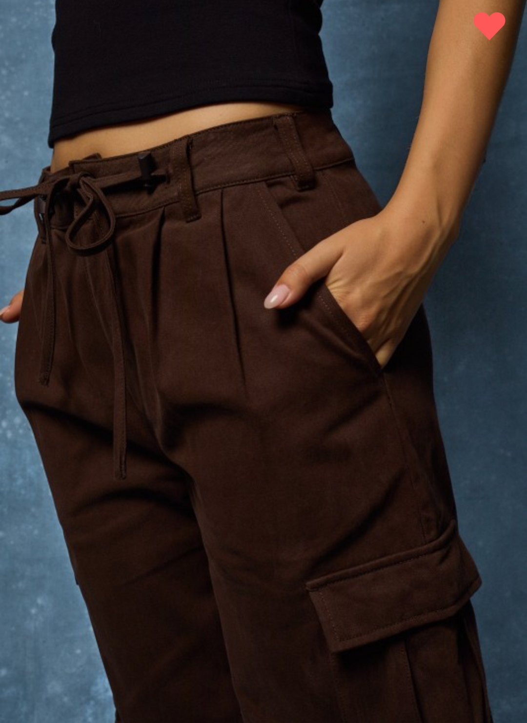 Chocolate Brown Cargo Pants