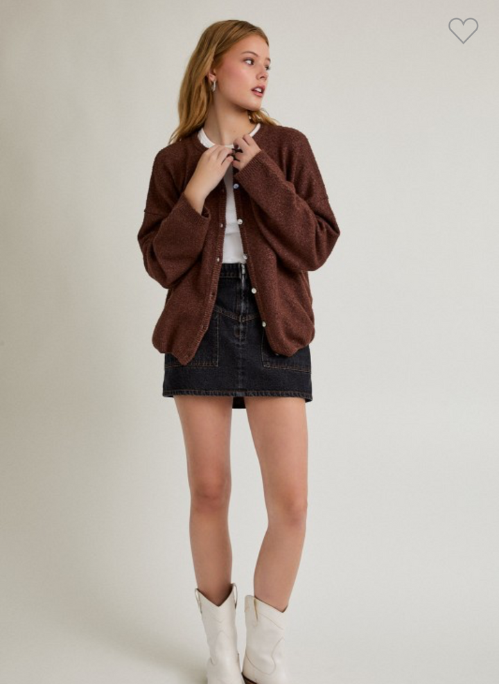 Soft Brown Cardigan