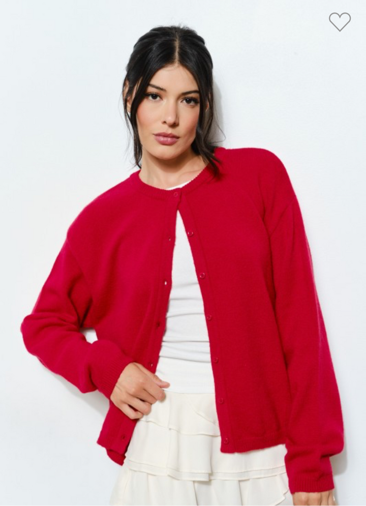 Claire Cardigan (Red)