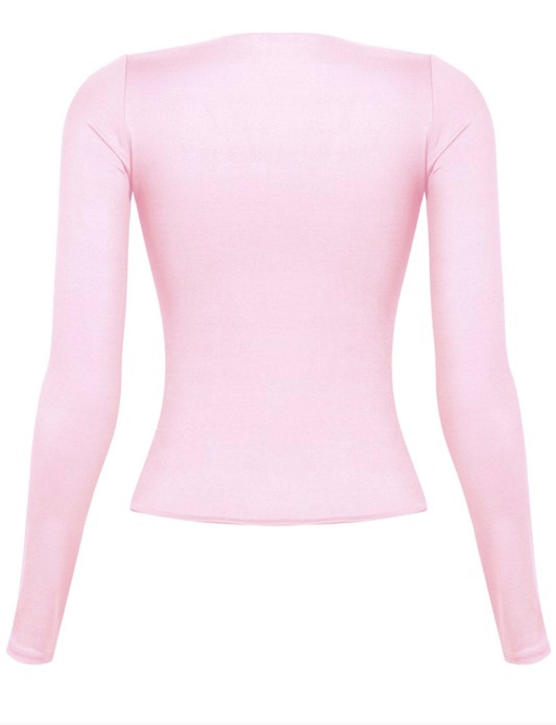 Jersey Fit Long Sleeve T-Shirt (Pink)