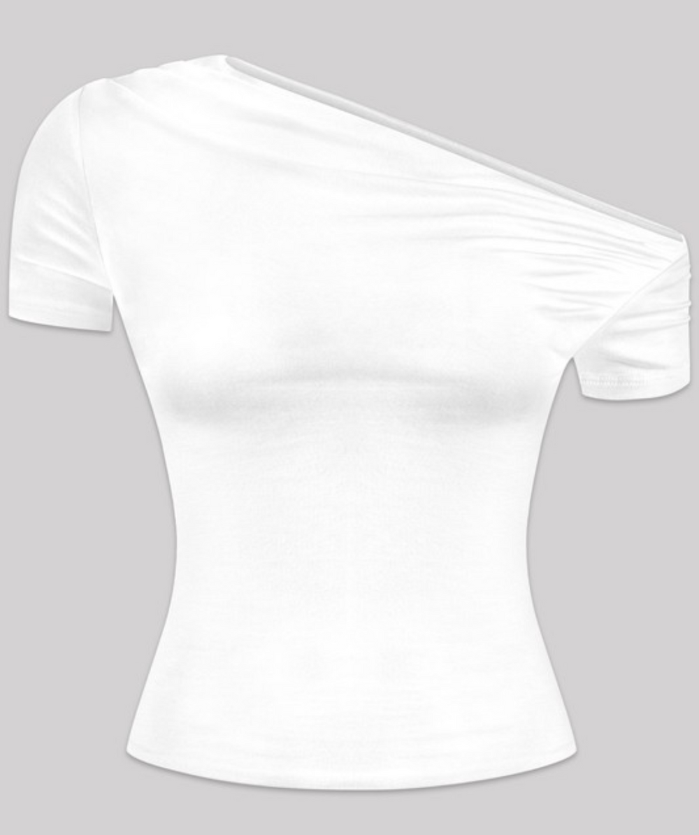white off the shoulder top for women